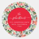 Pesquisar por nome de família adesivos Endereço de retorno