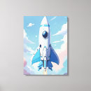 Pesquisar por explosão impressão de canvas Azul