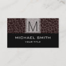 Pesquisar por leopardo cartao de visita Monograma