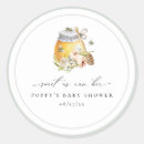 Pesquisar por chá de fraldas da abelha adesivos Mamãe a abelha