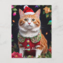 Pesquisar por natal meowy cartoes postais Gato