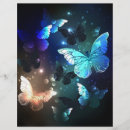 Pesquisar por borboleta papel timbrado Azul