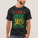 Pesquisar por 365 dias por ano camisetas Preto