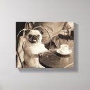 Pesquisar por pugs impressão de canvas Cães