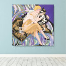 Pesquisar por gatinho impressão de canvas Mulher