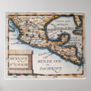 Pesquisar por mapas históricos do vintage pôsteres México
