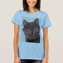 Pesquisar por gato preto camisetas Flores