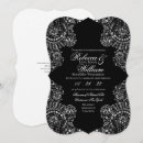 Pesquisar por gótico preto branco casamento convites Vintage