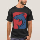 Pesquisar por tubarão azul camisetas Moderno