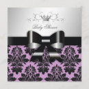Pesquisar por damasco preto roxo convites Elegante