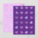 Pesquisar por roxo pastel cartoes postais Coração