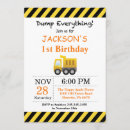 Pesquisar por sob a construção convites Camião basculante