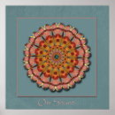 Pesquisar por mandala colorida pôsteres Turquesa