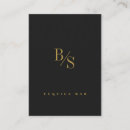 Pesquisar por monogramas luxuosos cartao de visita Tipografia