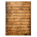 Pesquisar por folha da música cadernos de notas Vintage