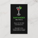 Pesquisar por barmaid cartao de visita Mixologist