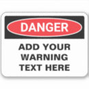 Pesquisar por sinal perigo adesivos Preto