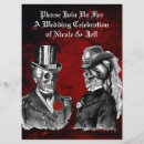 Pesquisar por do crânio casamento convites Grunge