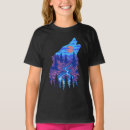 Pesquisar por lobo da silhueta camisetas Floresta