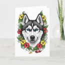Pesquisar por cão de trenó vertical cartoes Husky siberiano