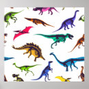 Pesquisar por dinossauros vintage pôsteres Ilustração