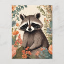 Pesquisar por cute raccoon cartoes postais Guaxinim