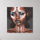 Pesquisar por mulheres negras impressão de canvas Melanina