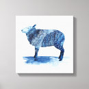 Pesquisar por animal arte impressão de canvas Azul