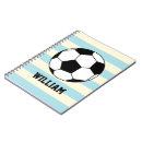 Pesquisar por futebol azul cadernos de notas For kids