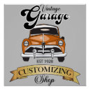 Pesquisar por garagem vintage artes pôsteres Automóvel