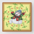 Pesquisar por feliz ano novo relogios de parede Boneco de neve