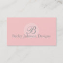 Pesquisar por cor rosa feminino padrao de cartao de visita Monograma
