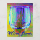 Pesquisar por arte do vinho cartoes postais Amante de vinho