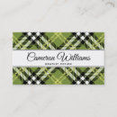 Pesquisar por xadrez verde cartao de visita Escocês