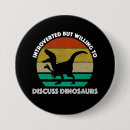 Pesquisar por dinossauro botons T rex