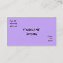 Pesquisar por lilac cartao de visita Simples