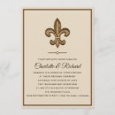 Pesquisar por flor de lis do ouro convites Louisiana