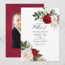 Pesquisar por floral do marsala casamento convites Burgundy