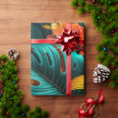 Pesquisar por flores coloridas papel de presente Tropicais