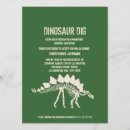 Pesquisar por ossos de dinossauro convites Crianças