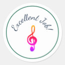 Pesquisar por música colorida adesivos Clave tripla