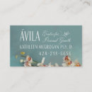 Pesquisar por orquídeas cartao de visita Azul