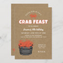 Pesquisar por caranguejo aniversário convites Banquete de caranguejo