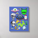Pesquisar por aliens impressão de canvas Alienígena
