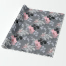 Pesquisar por cinza elegante papel de presente Floral