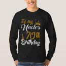 Pesquisar por aniversário feliz do 70 camisetas É