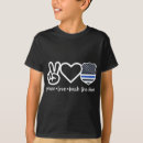 Pesquisar por linha azul fina infantis masculinas camisetas policial