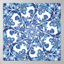 Pesquisar por mandala azul pósteres pôsteres For her