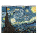 Pesquisar por vincent van gogh calendarios Impressionista