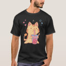 Pesquisar por kawaii neko camisetas Boba